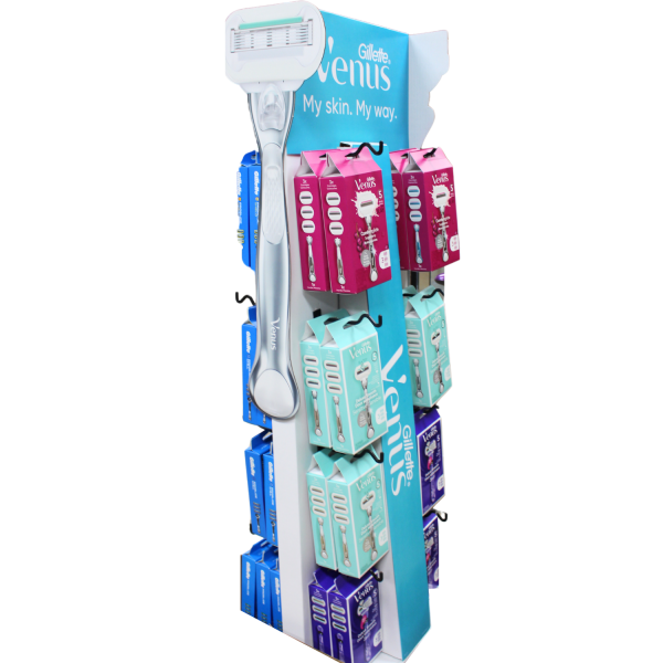 GILLETTE MEN & WOMAN 34CT RAZOR +CART DISPLAY/1 ()