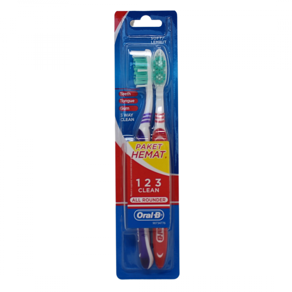 ORAL-B T/B SOFT 2PK X 12 ALL ROUNDER/8 ()