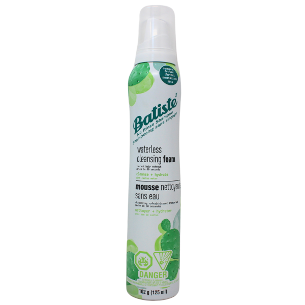 Batiste Waterless Foam Shamp 125ml Cactus Water (B) /6