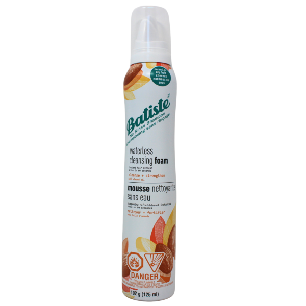 Batiste Waterless Foam Shamp 125ml Almond Oil (B) /6