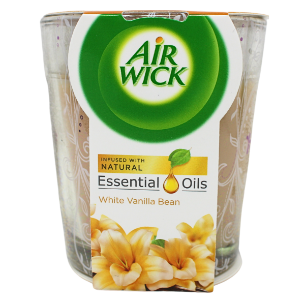 Airwick Candle 105g White Vanilla Bean/6