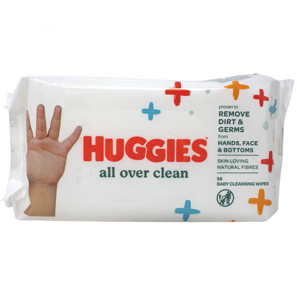 HUGGIES WIPES 56CT ALL OVER CLEAN/10 ()