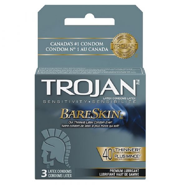 TROJAN 3CT SENSITIVITY BARE-SKIN/48 ()