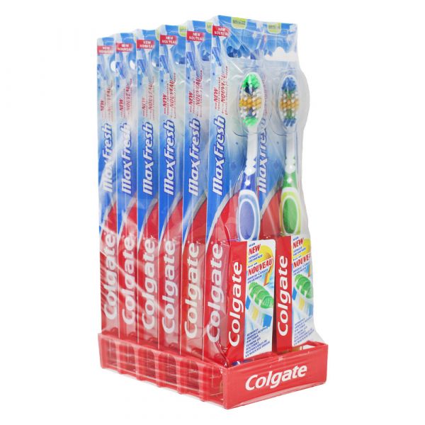 Colgate T/B Medium Max Fresh/72