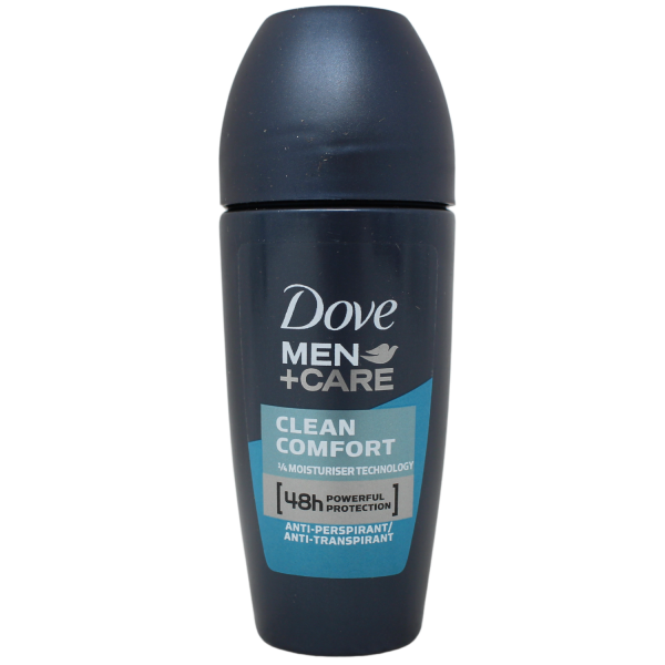 Dove Roll-On 50ml Men +Care Clean Comfort(Uk)/12