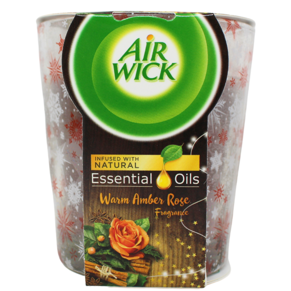 Airwick Candle 105g Warm Amber Rose/6