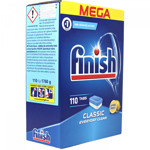 Finish D/W Tabs 110ct 1760g Classic Lemon/4