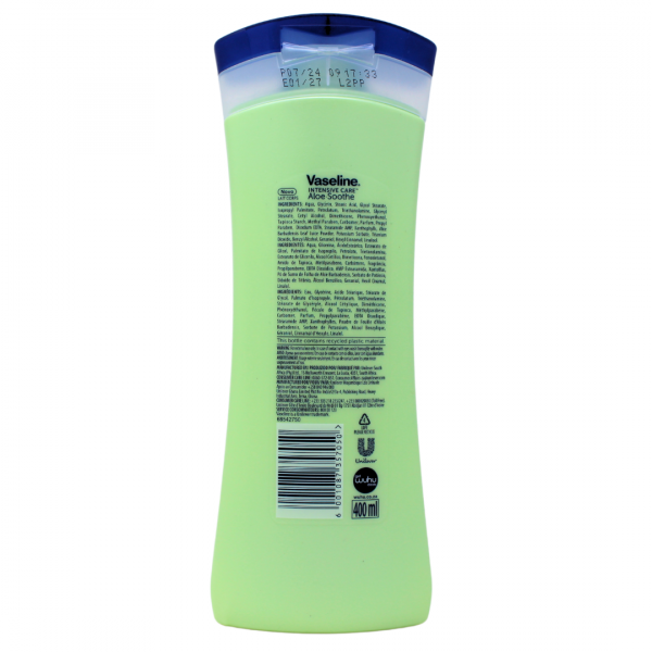 VASELINE B/L 400ML ALOE SOOTHE*/6 ()
