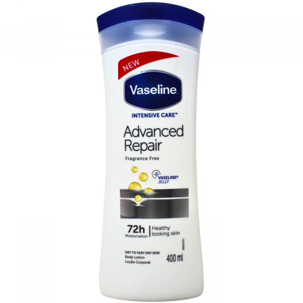 VASELINE B/L 400ML ADVANCED REPAIR UNSCENTED/48 ()