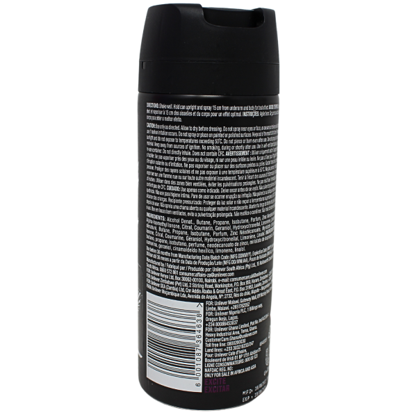 AXE SPRAY 150ML EXCITE/6 S ()