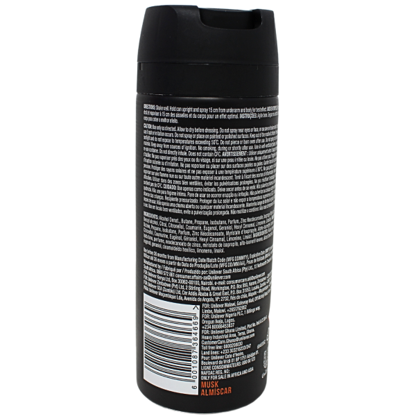 Axe Spray 150ml Musk/6 S