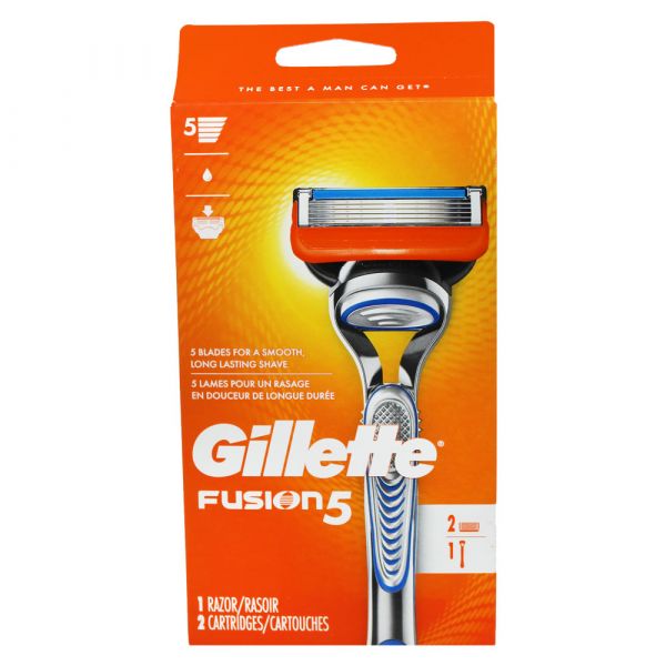 GILLETTE FUSION5 1RZR+2CARTS/3 ()