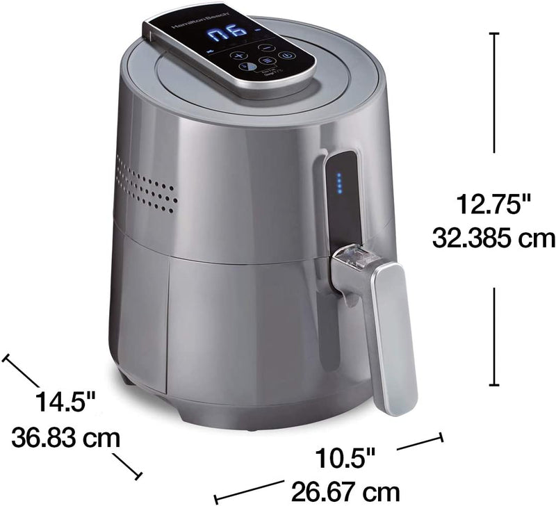 Hamilton Beach 2.5L Digital Air Fryer - (2.5 liters), 35051C, Gray