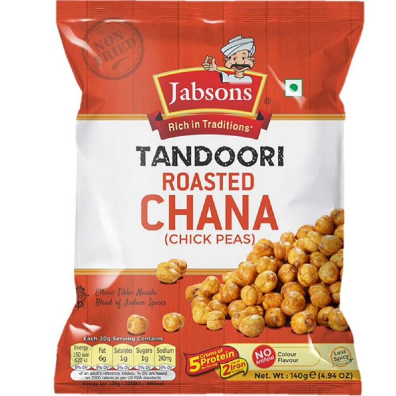 Jabsons Chana Roasted Tandoori  - 24 X 140G