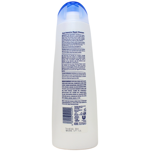 Dove Shamp 400ml Intensive Repair/12