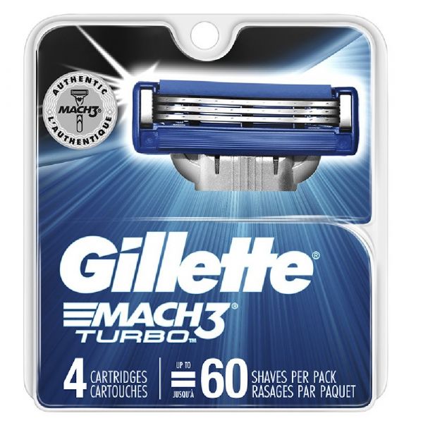 Gillette Mach 3 Turbo 4carts/3