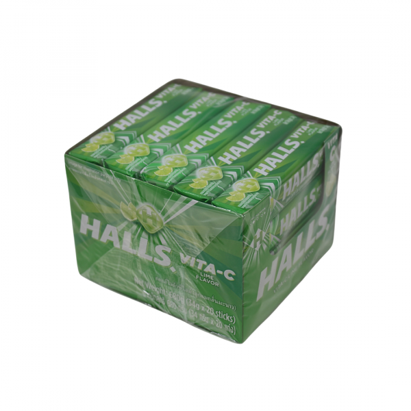 HALLS STICK 20X34G VITAMIN-C LIME/12 ()