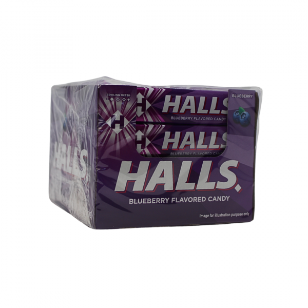 HALLS STICK 20X34G BLUEBERRY/12 ()