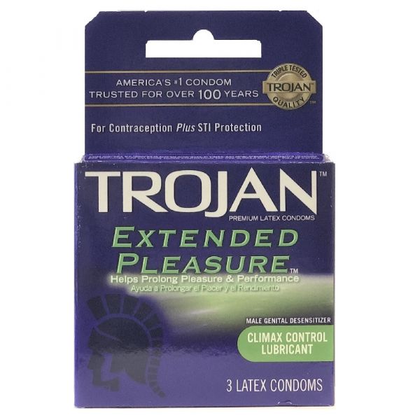 TROJAN 3CT EXTENDED PLEASURE/48 ()