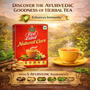 Brooke Bond Red Label Natural Care Tea 250g – Immunity Boosting Herbal Black Tea with Tulsi, Ginger & Cardamom | Strong Flavor Chai Blend
