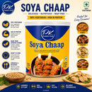 PK Soya Chaap 850 g – Ready-to-Cook Vegetarian Soy Protein Chaap | Canned Soya Chaap for Curry, Tikka & Grilled Recipes