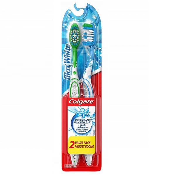 Colgate T/B Medium 2ct Max White (B)/36