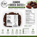 PK Punjab King Jumbo Dry Dates 200g – Premium Dried Dates | Natural Sweet Snack | High Energy & Fiber Rich