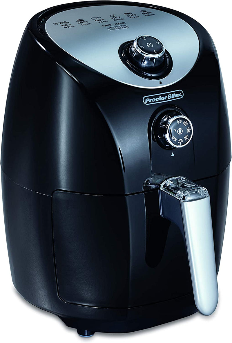 Proctor Silex - 3.7 Quart Air Fryer - Black