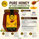 PK Punjab King Pure Honey 500g – 100% Natural Amber Honey | Pasteurized Liquid Honey | No Added Sugar