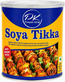 Punjab King Soya Tikka 850g Can – Ready-to-Cook Vegetarian Soy Protein Chunks with Punjabi Spices | Veg Meat Alternative for Tandoori & Curry