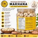 PK Roasted Makhana Himalayan Salt 100 g – Lightly Salted Fox Nuts | Healthy Roasted Snack | High Protein & Gluten-Free