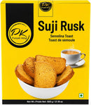 PK Suji Rusk 600 g – Crispy Semolina Toast Rusks | Traditional Indian Tea-Time Biscuit | Crunchy Breakfast & Snack