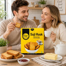 PK Suji Rusk 600 g – Crispy Semolina Toast Rusks | Traditional Indian Tea-Time Biscuit | Crunchy Breakfast & Snack