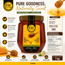 PK Punjab King Pure Honey 1kg – 100% Natural Amber Honey | Pasteurized Liquid Honey | No Added Sugar