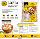 Punjab King Lobia (Black-Eyed Cowpeas) 1.4kg (3lb) – Whole Black Eyed Beans | High Protein Indian Legumes for Cooking