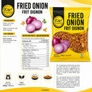 Punjab King Fried Onions 400g – Crispy Golden Brown Onions (Birista) | Ready-to-Use for Biryani, Curries & Garnishing