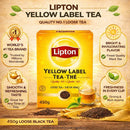 Lipton Yellow Label Tea 450g – Premium Loose Black Tea for Strong Chai & Milk Tea | Rich Aroma & Refreshing Taste | Everyday Tea Pack