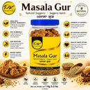 PK Masala Gur (Spiced Jaggery) 1 kg – Traditional Punjabi Jaggery with Natural Spices | Sweet & Flavorful Digestive Treat