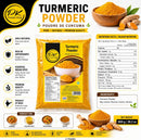 Punjab King Turmeric Powder – Premium Haldi Powder, Pure Ground Turmeric Spice for Cooking & Ayurvedic Use, Natural & Aromatic, 800g