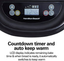Hamilton Beach Artisan Dough & Bread Maker, 14 Settings, Stainless Steel, 29985