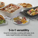 Hamilton Beach 4-Slice Countertop Toaster Oven with Bake Pan, Stainless Steel (31143)