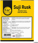 PK Suji Rusk 600 g – Crispy Semolina Toast Rusks | Traditional Indian Tea-Time Biscuit | Crunchy Breakfast & Snack