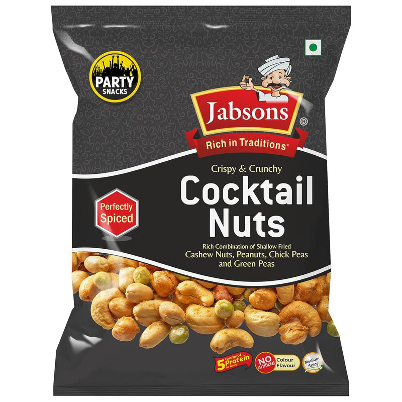 Jabsons Cocktail Nuts  - 24 X 120G