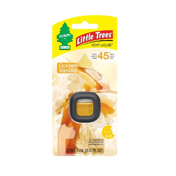 LITTLE TREES VENT CLIP 3ML GOLDEN VANILLA (B) /24 ()