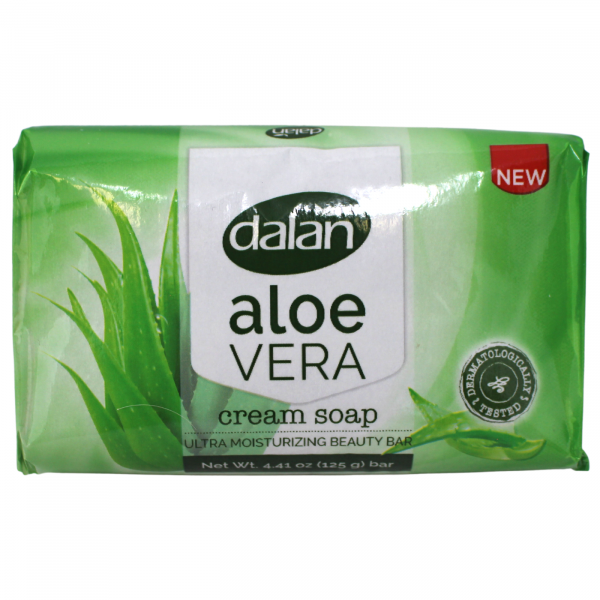 Dalan Cream Bar Soap 3ct X 125g Aloe Vera/24