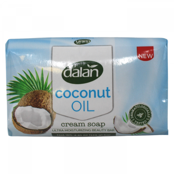 Dalan Cream Bar Soap 3ct X 125g Coconut Oil/24