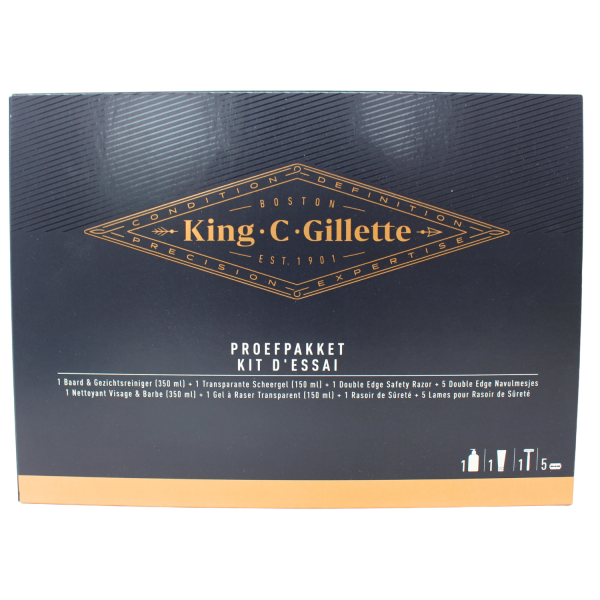 Gillette King C 8pc Sample Pack Set (B) /4