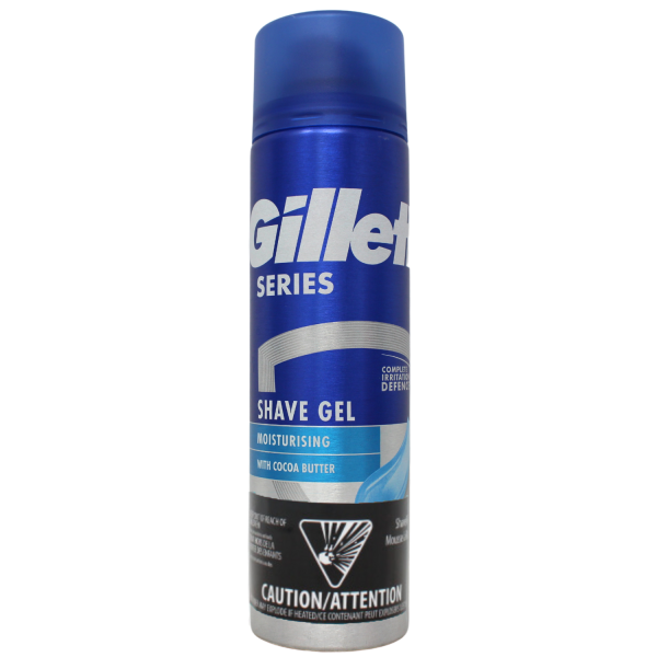 GILLETTE SHAVE GEL 200ML MOISTURISING W/ COCOA BUTTER/6 ()