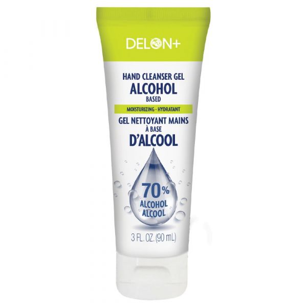 Delon Hand Sanitizer 70% Alcohol Gel 90ml/24