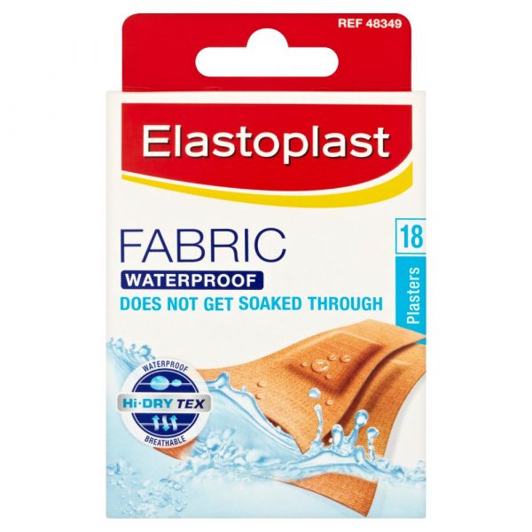 Elastoplast 18ct Water-Poof Fabric/10